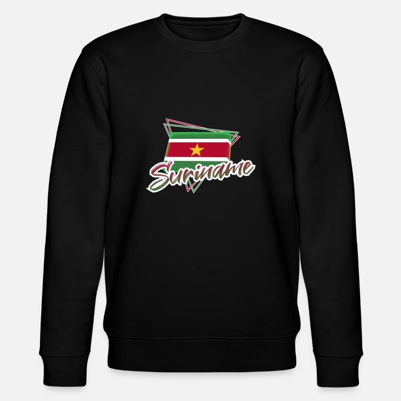 Suriname - Stanley/Stella Unisex Bio-Sweatshirt CHANGER  - Schwarz