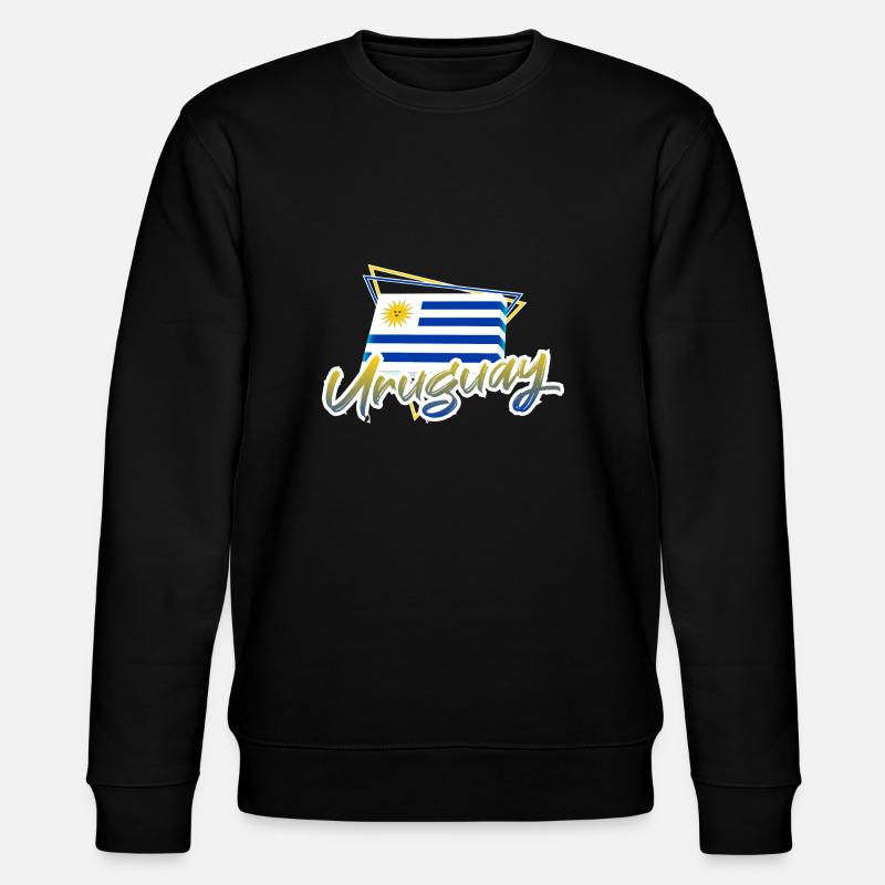 Uruguay - Stanley/Stella Unisex Bio-Sweatshirt CHANGER  - Schwarz