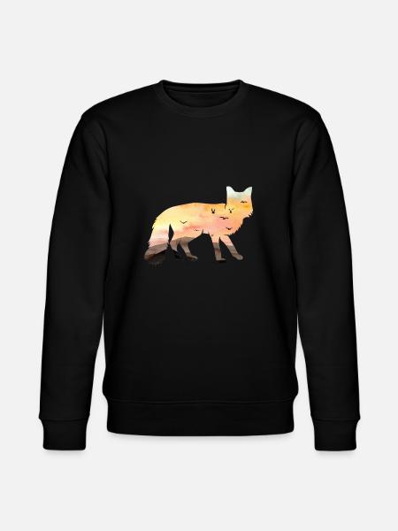 Fox - Stanley/Stella CHANGER Unisex Organic Sweatshirt - black