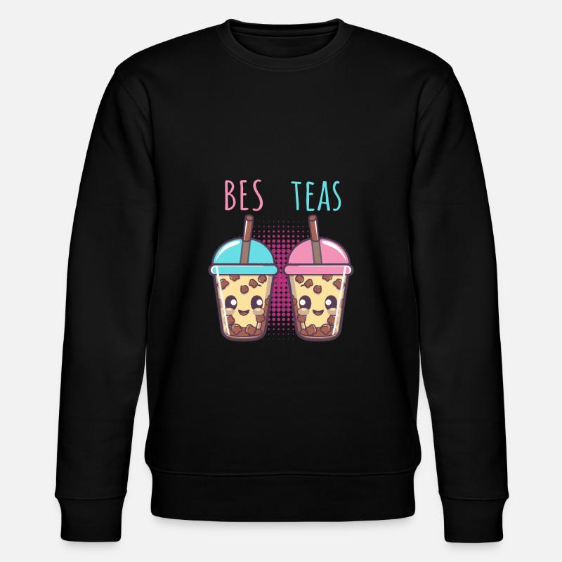 Bubble Tea - Stanley/Stella Unisex Bio-Sweatshirt CHANGER  - Schwarz
