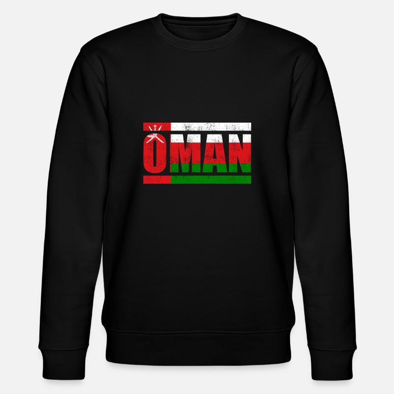 Oman - Stanley/Stella Unisex Bio-Sweatshirt CHANGER  - Schwarz