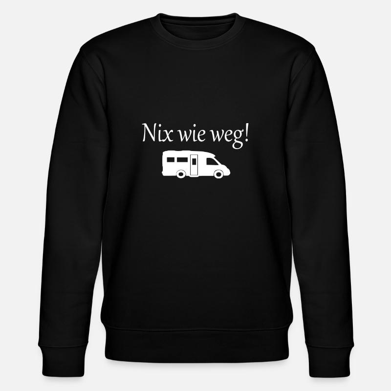 Camping - Stanley/Stella Unisex Bio-Sweatshirt CHANGER  - Schwarz