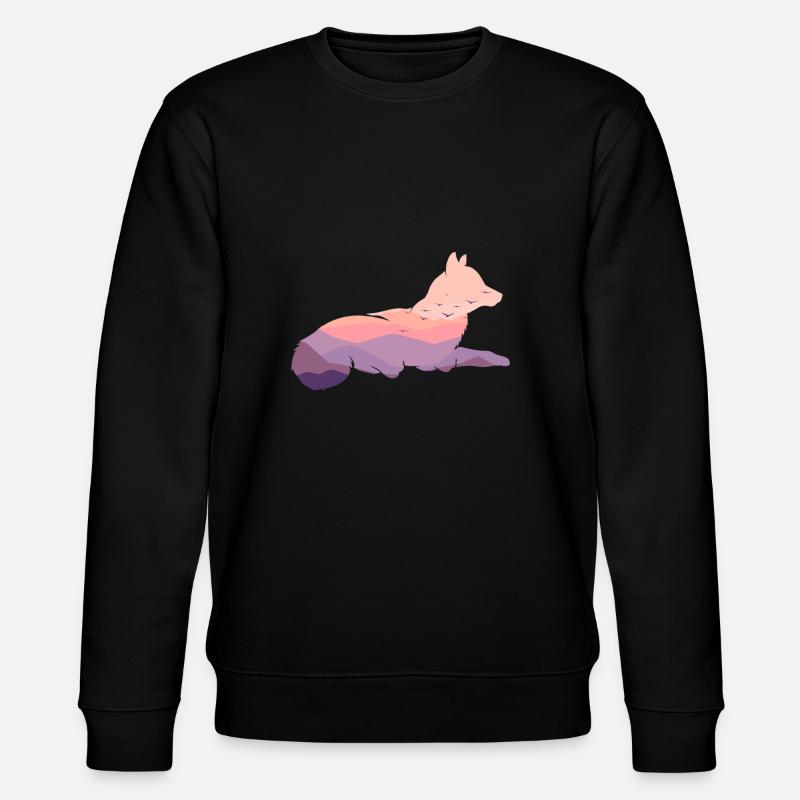 Timber wolf - Stanley/Stella CHANGER Unisex Organic Sweatshirt - black