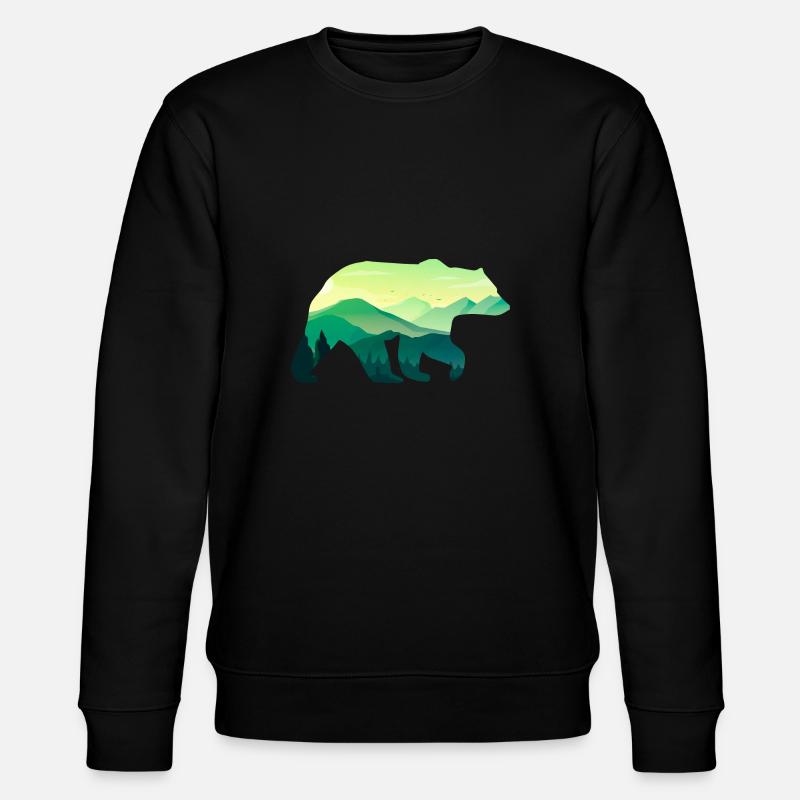 Ours - Sweat bio CHANGER Stanley/Stella Unisexe - noir