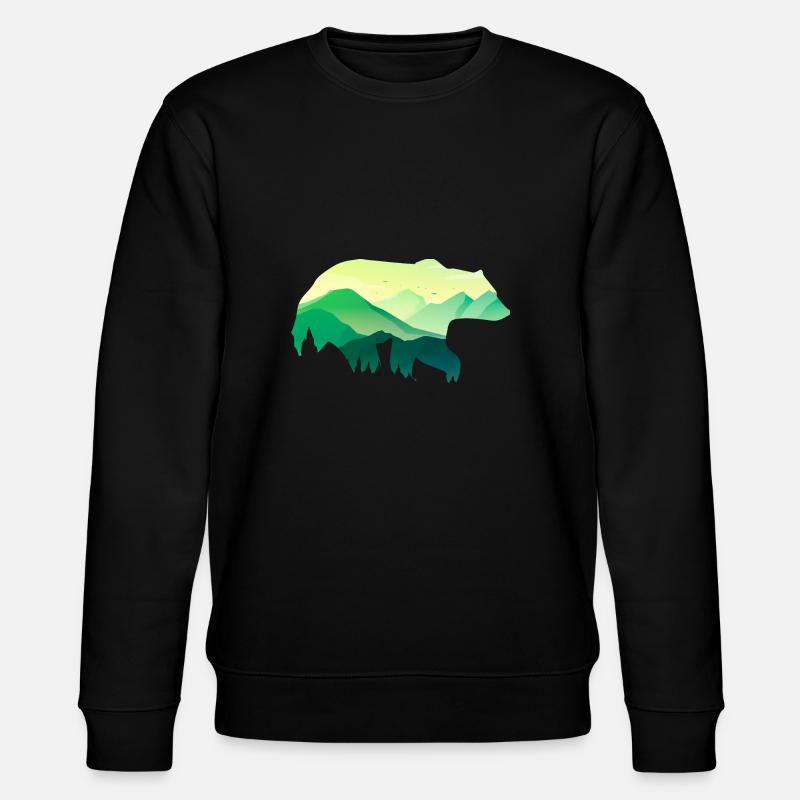 Ours - Sweat bio CHANGER Stanley/Stella Unisexe - noir