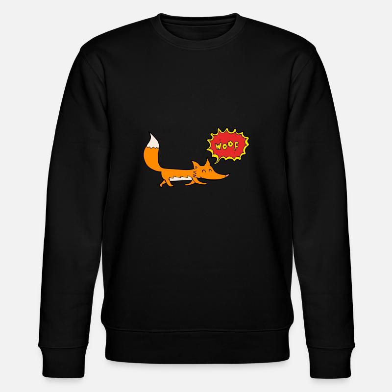 Fox - Stanley/Stella CHANGER Unisex Organic Sweatshirt - black