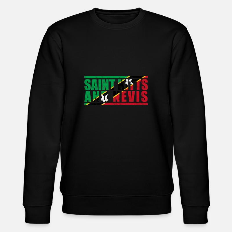 St. Kitts et Nevis - Sweat bio CHANGER Stanley/Stella Unisexe - noir