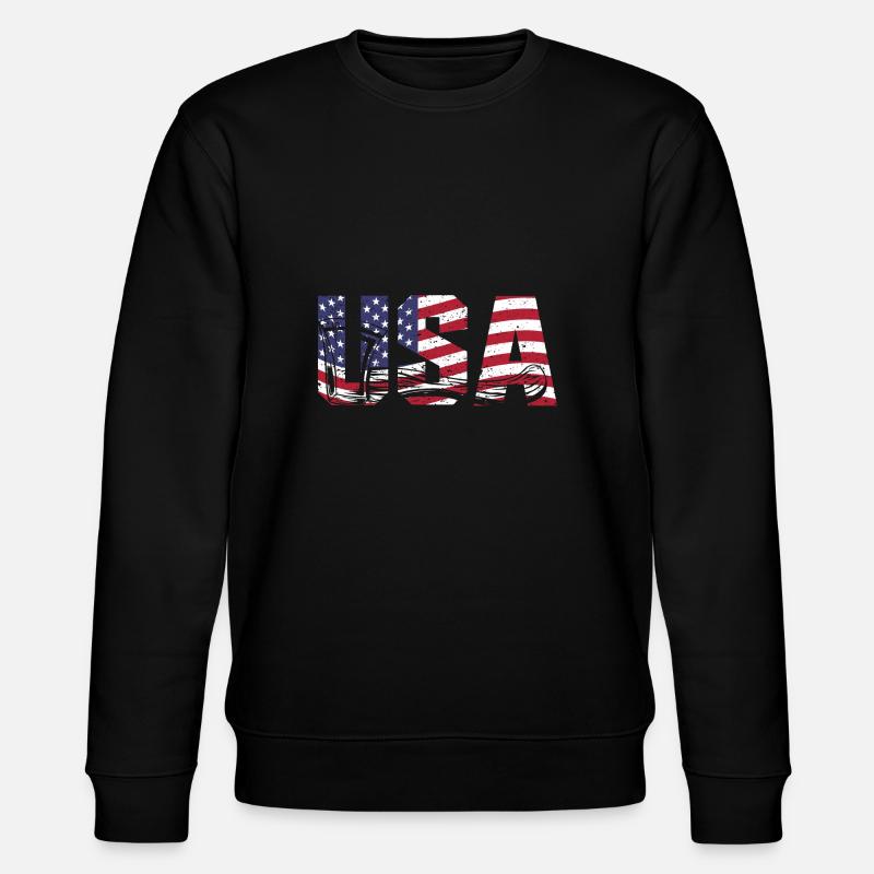 Lancer de hache usa - Sweat bio CHANGER Stanley/Stella Unisexe - noir