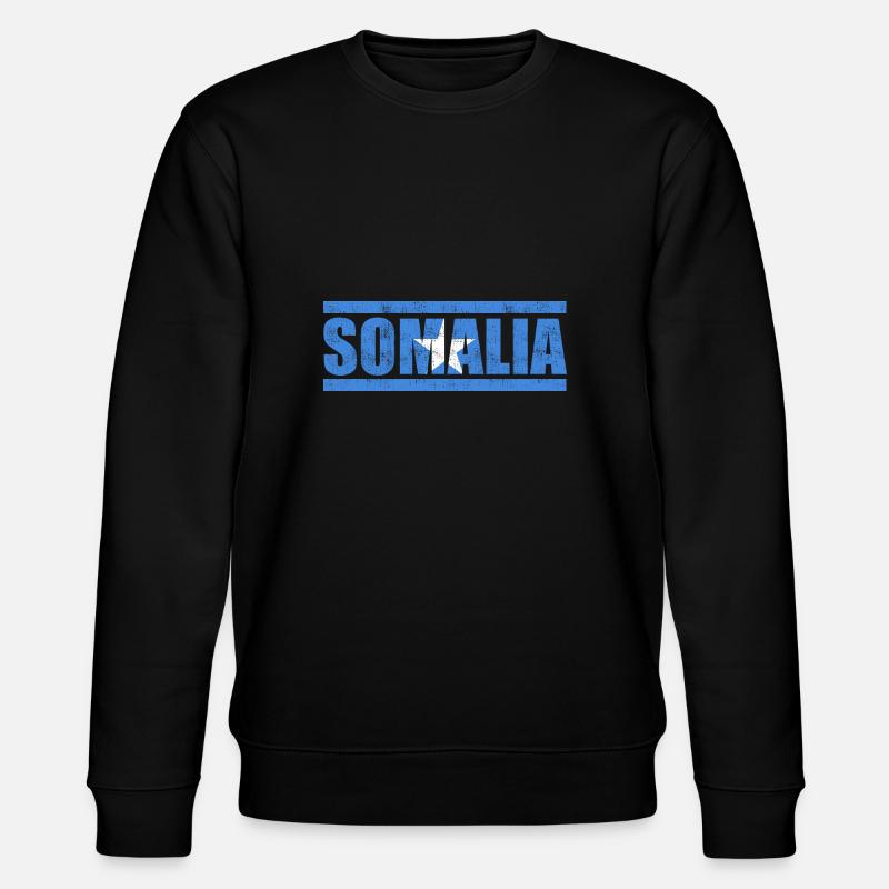Somalia - Stanley/Stella Unisex Bio-Sweatshirt CHANGER  - Schwarz