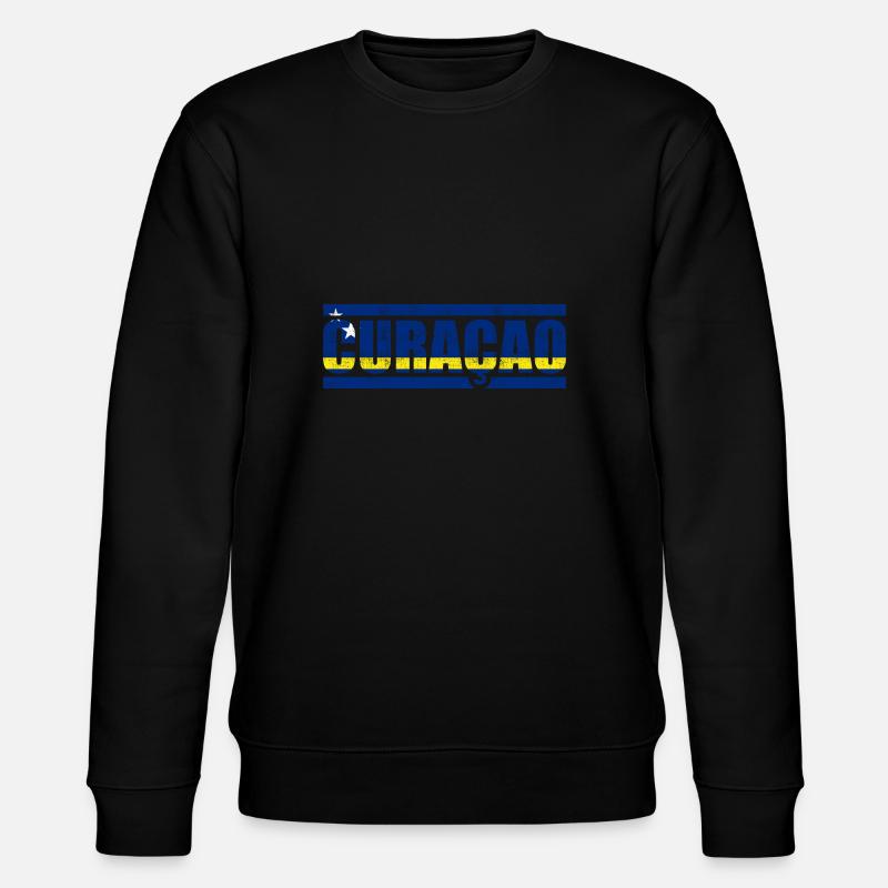 Curaçao - Stanley/Stella Unisex Bio-Sweatshirt CHANGER  - Schwarz