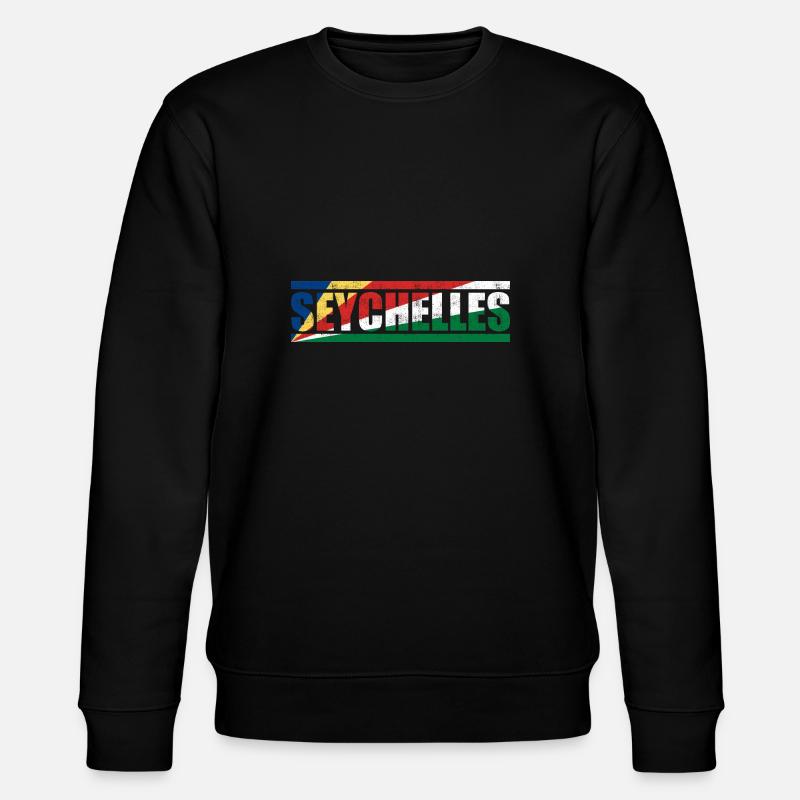 Seychellen - Stanley/Stella Unisex Bio-Sweatshirt CHANGER  - Schwarz