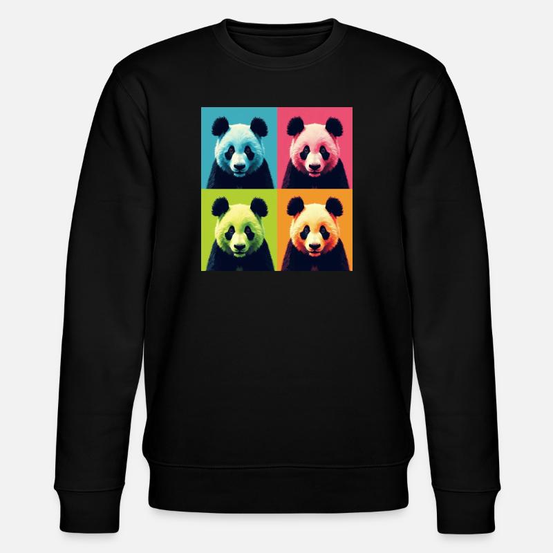 "PAP" - Stanley/Stella Unisex Bio-Sweatshirt CHANGER  - Schwarz