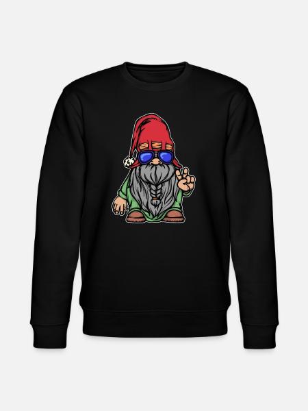 Bartfrisur Bart Bartwuchs Männlichkeit Bartträger - Stanley/Stella Unisex Bio-Sweatshirt CHANGER  - Schwarz