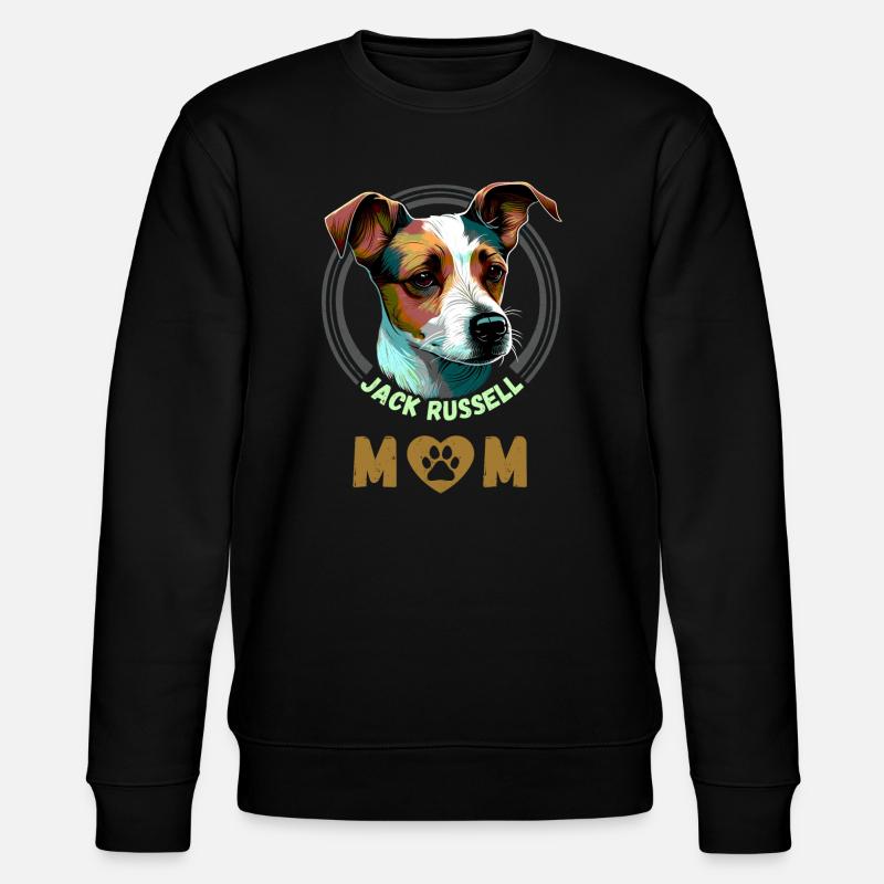 Jack Russell Mom - Sweat bio CHANGER Stanley/Stella Unisexe - noir
