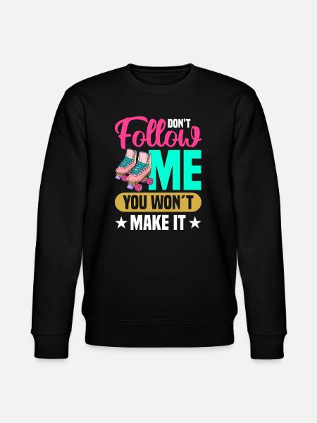 Roller Skate Design - Stanley/Stella CHANGER Unisex Organic Sweatshirt - black