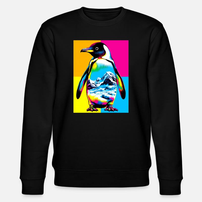 pingouin - Sweat bio CHANGER Stanley/Stella Unisexe - noir