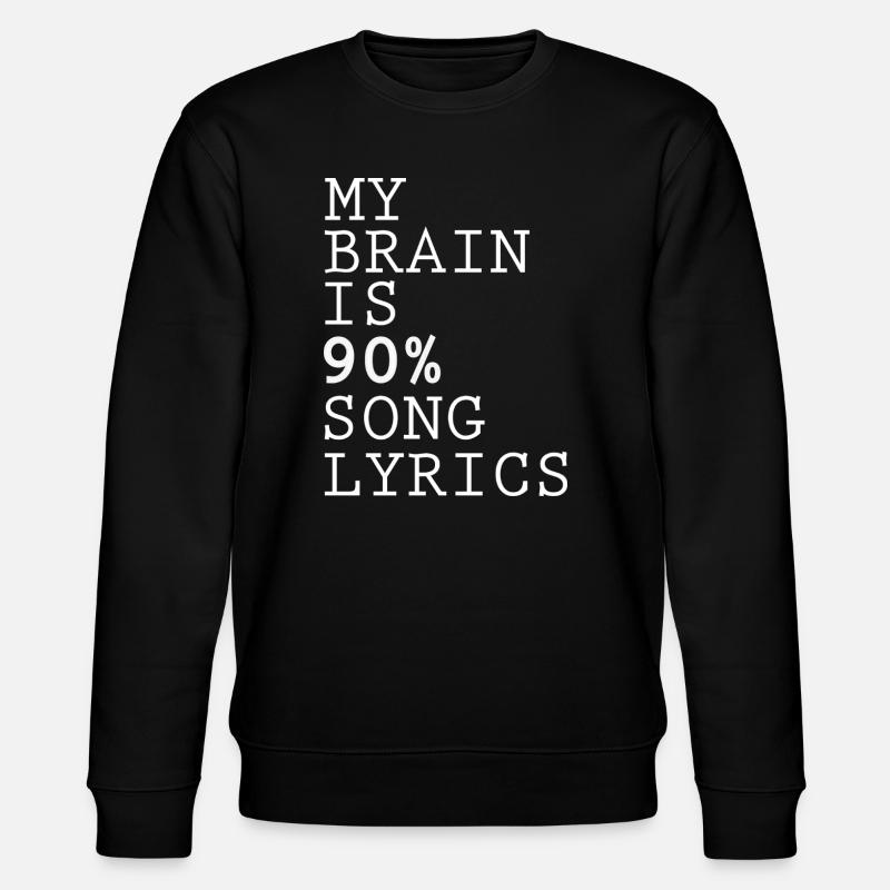 Inspirierendes Zitat Abstraktes Design - Stanley/Stella Unisex Bio-Sweatshirt CHANGER  - Schwarz