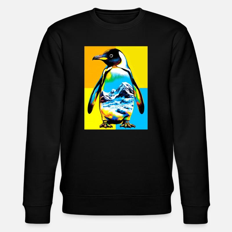 pingouin - Sweat bio CHANGER Stanley/Stella Unisexe - noir