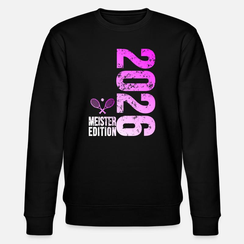 Tennis Master Edition 2026 rose - Sweat bio CHANGER Stanley/Stella Unisexe - noir