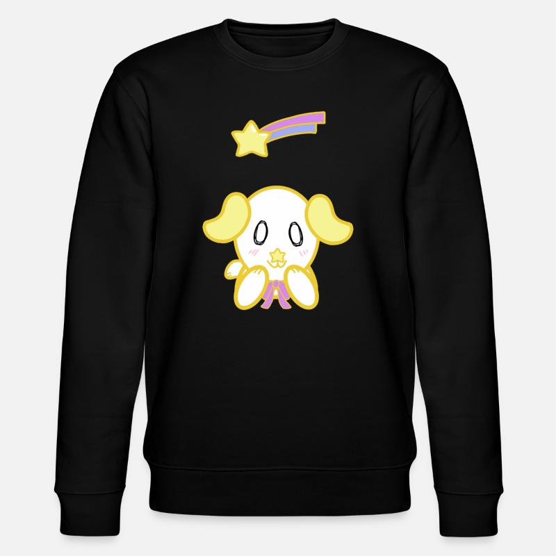 KawaiiDOGGOS - Tirage « Shooting Star » de Twinkle - Sweat bio CHANGER Stanley/Stella Unisexe - noir