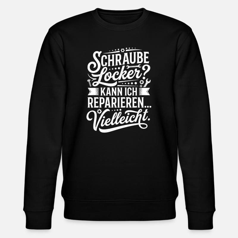 Vis desserrée ? Peut-être une réparation - Sweat bio CHANGER Stanley/Stella Unisexe - noir