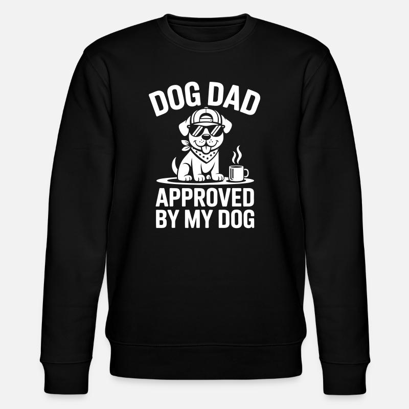 Papa Chien - Hunde-Papa - Sweat bio CHANGER Stanley/Stella Unisexe - noir