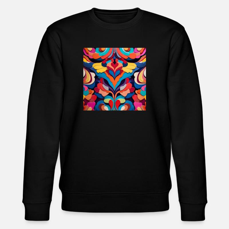 Abstract Pattern - Stanley/Stella CHANGER Unisex Organic Sweatshirt - black
