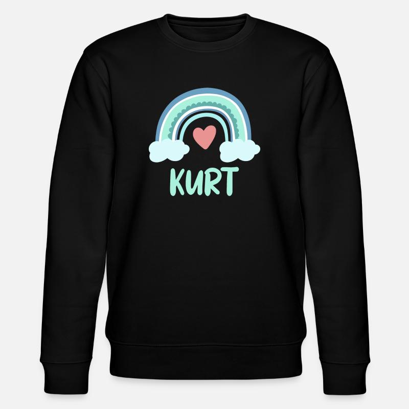 Kurt Nom Rainbow Baby - Sweat bio CHANGER Stanley/Stella Unisexe - noir
