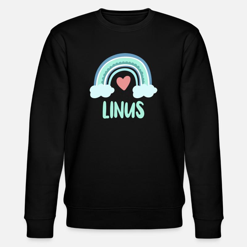 Nom Linus Rainbow Baby - Sweat bio CHANGER Stanley/Stella Unisexe - noir