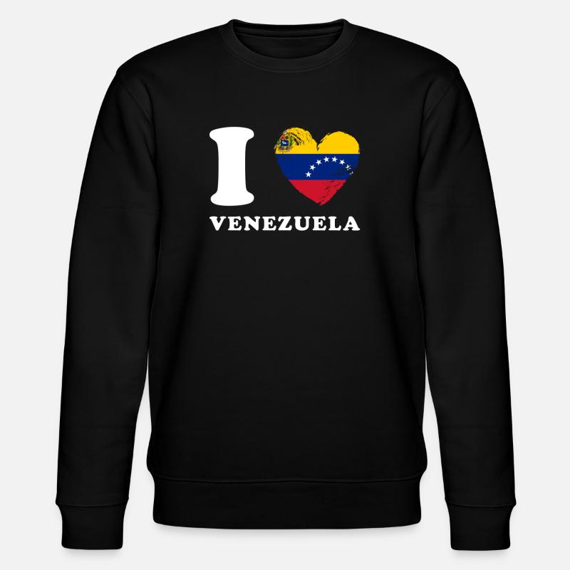 J’aime le Venezuela - Sweat bio CHANGER Stanley/Stella Unisexe - noir