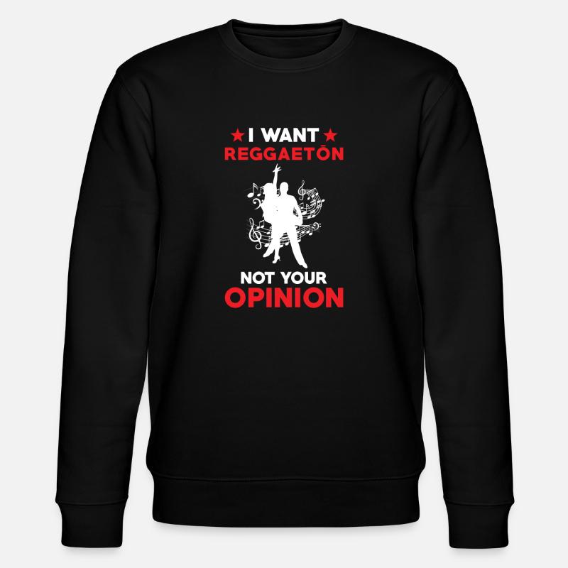 Reggaeton - Stanley/Stella Unisex Bio-Sweatshirt CHANGER  - Schwarz