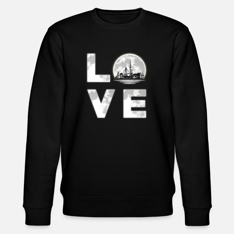 Ligne d’horizon de Hambourg - Sweat bio CHANGER Stanley/Stella Unisexe - noir