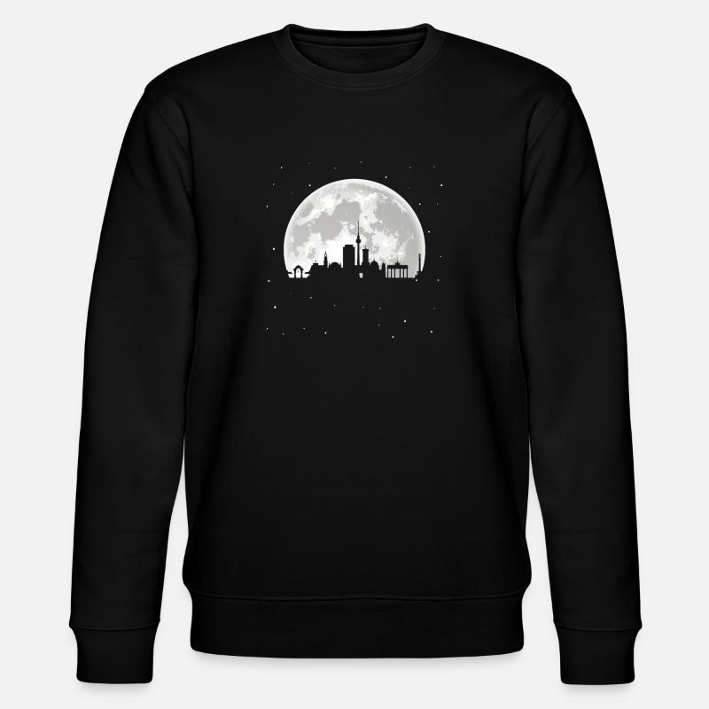 Berlin skyline - Stanley/Stella Unisex Bio-Sweatshirt CHANGER  - Schwarz