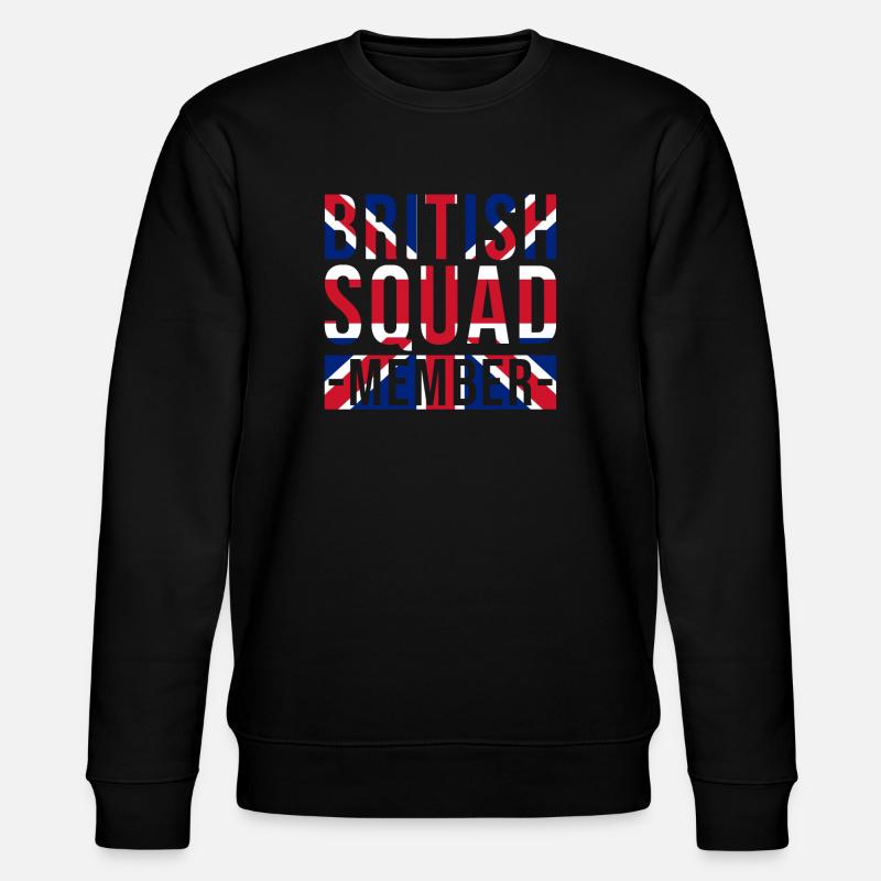 British Squad Member - Stanley/Stella Unisex Bio-Sweatshirt CHANGER  - Schwarz