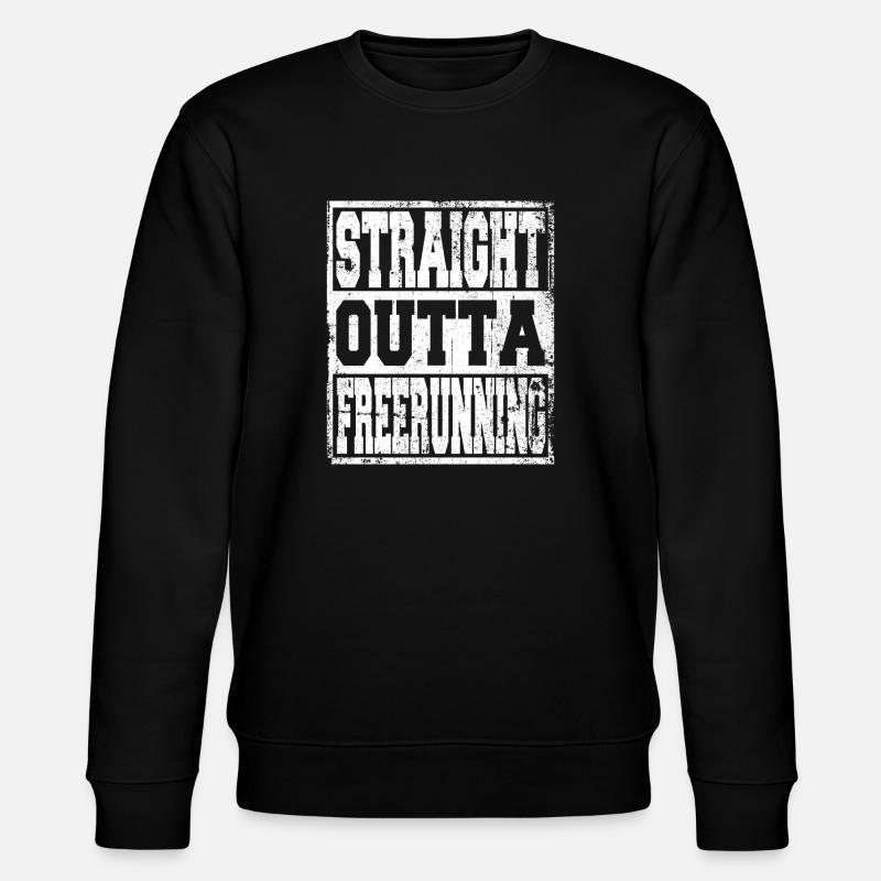 Freerunning en disant drôle - Sweat bio CHANGER Stanley/Stella Unisexe - noir