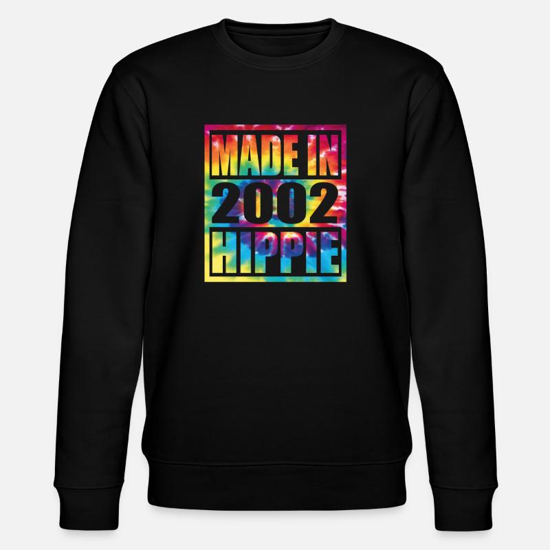 Anniversaire hippie 2002 - Sweat bio CHANGER Stanley/Stella Unisexe - noir