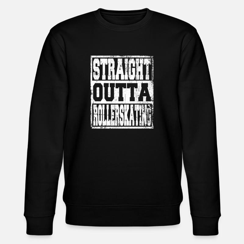 Rollerskating Spruch lustig - Stanley/Stella Unisex Bio-Sweatshirt CHANGER  - Schwarz
