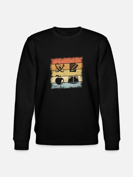 Teacher Retro - Stanley/Stella CHANGER Unisex Organic Sweatshirt - black