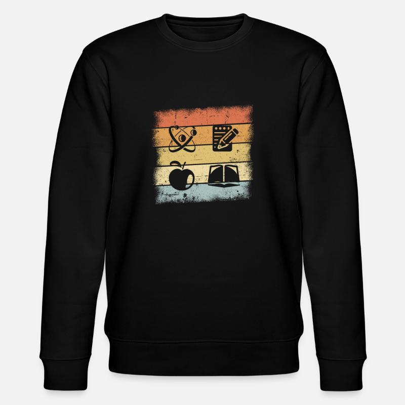 Professeur Rétro - Sweat bio CHANGER Stanley/Stella Unisexe - noir