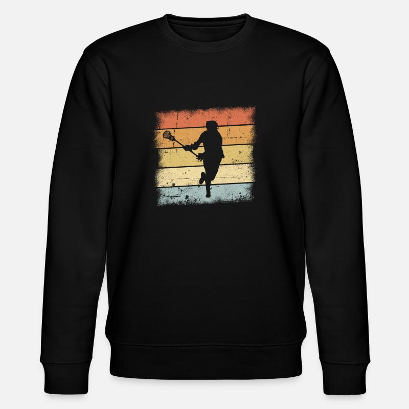 Lacrosse Geschenk - Stanley/Stella Unisex Bio-Sweatshirt CHANGER  - Schwarz