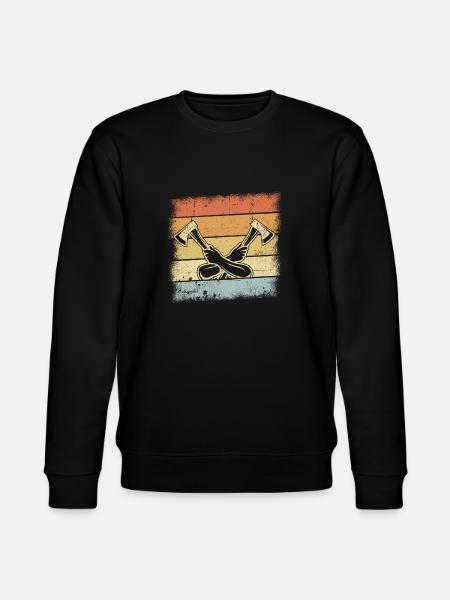Lumberjack Gifts - Stanley/Stella CHANGER Unisex Organic Sweatshirt - black