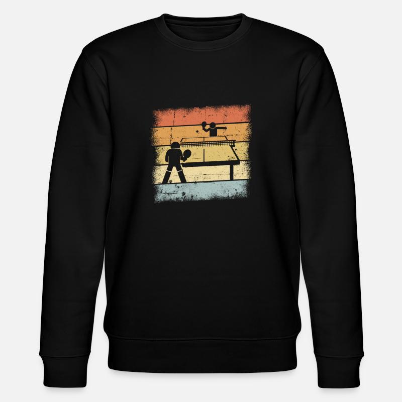 Tennis de table rétro - Sweat bio CHANGER Stanley/Stella Unisexe - noir