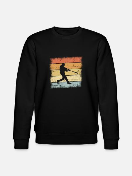 Baseball Sunset - Stanley/Stella CHANGER Unisex Organic Sweatshirt - black