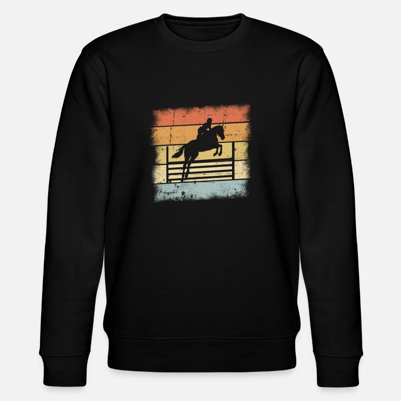 Jumping Design - Stanley/Stella CHANGER Unisex Organic Sweatshirt - black