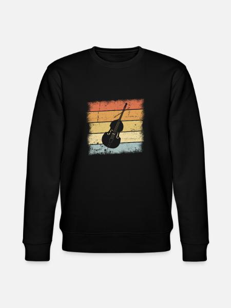 Contrebasse Rétro - Sweat bio CHANGER Stanley/Stella Unisexe - noir