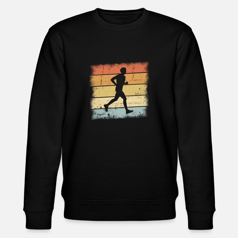 Coucher de soleil de jogging - Sweat bio CHANGER Stanley/Stella Unisexe - noir