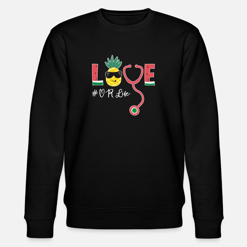 Krankenschwester Nurse Life - Stanley/Stella CHANGER Unisex Organic Sweatshirt - black