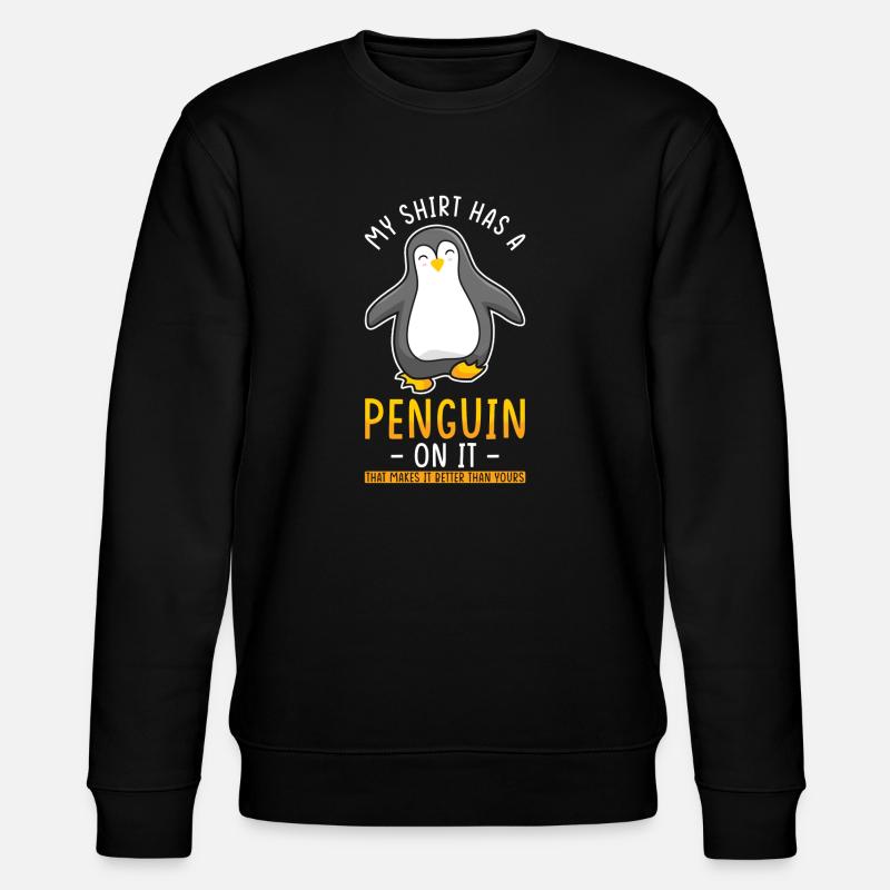 Penguin Love Penguin Dicton - Sweat bio CHANGER Stanley/Stella Unisexe - noir