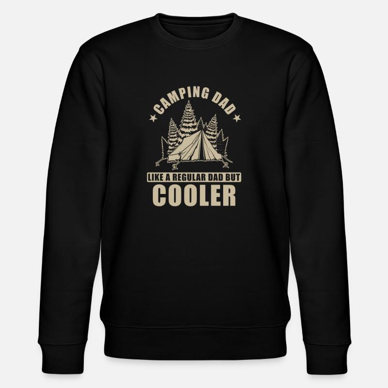 Camping Papa - Stanley/Stella CHANGER Unisex Organic Sweatshirt - black