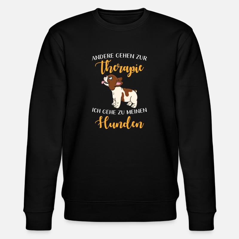 Hundespruch Hund - Stanley/Stella Unisex Bio-Sweatshirt CHANGER  - Schwarz